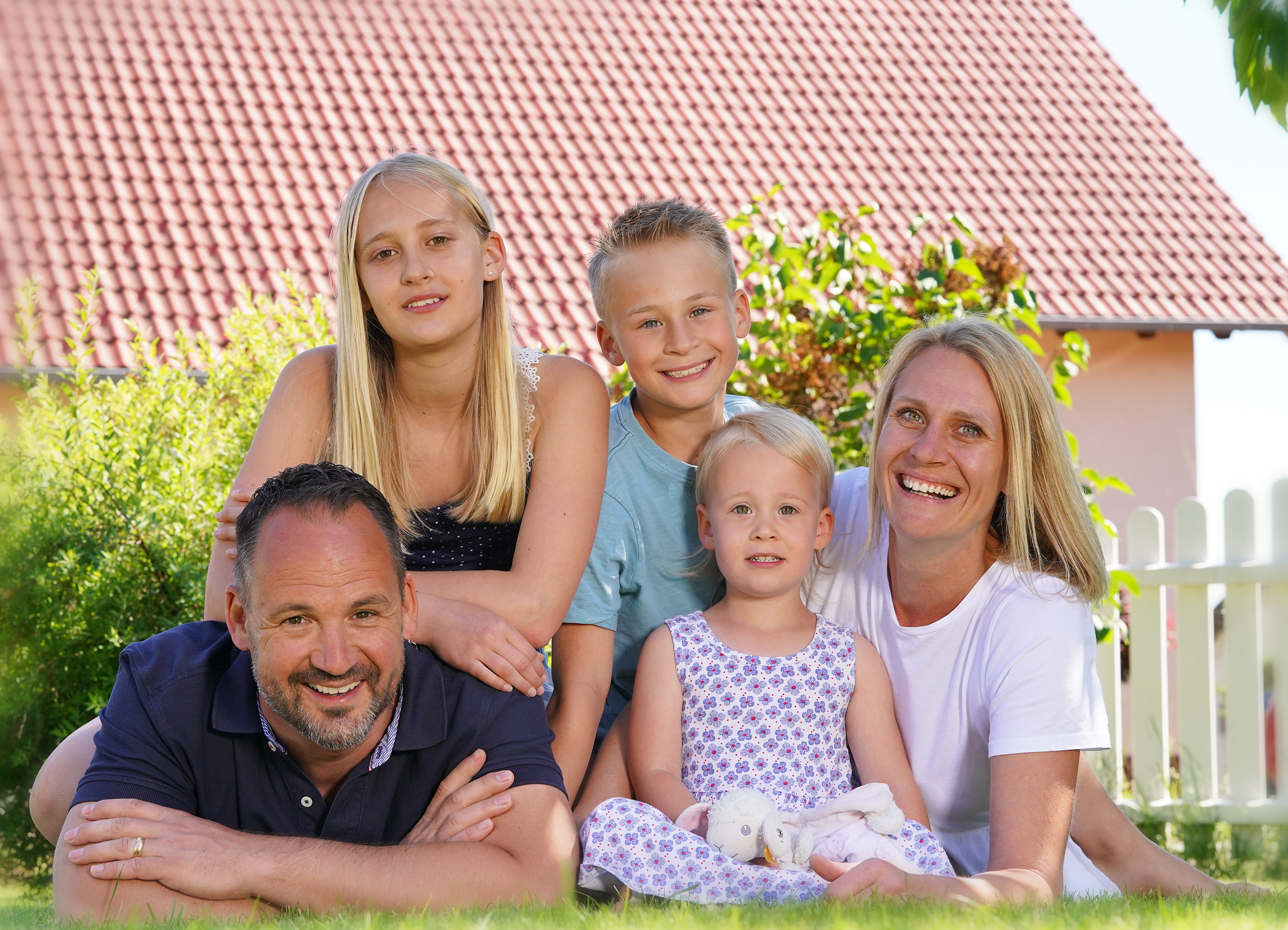 Romy und Karl Westermann mit Kindern